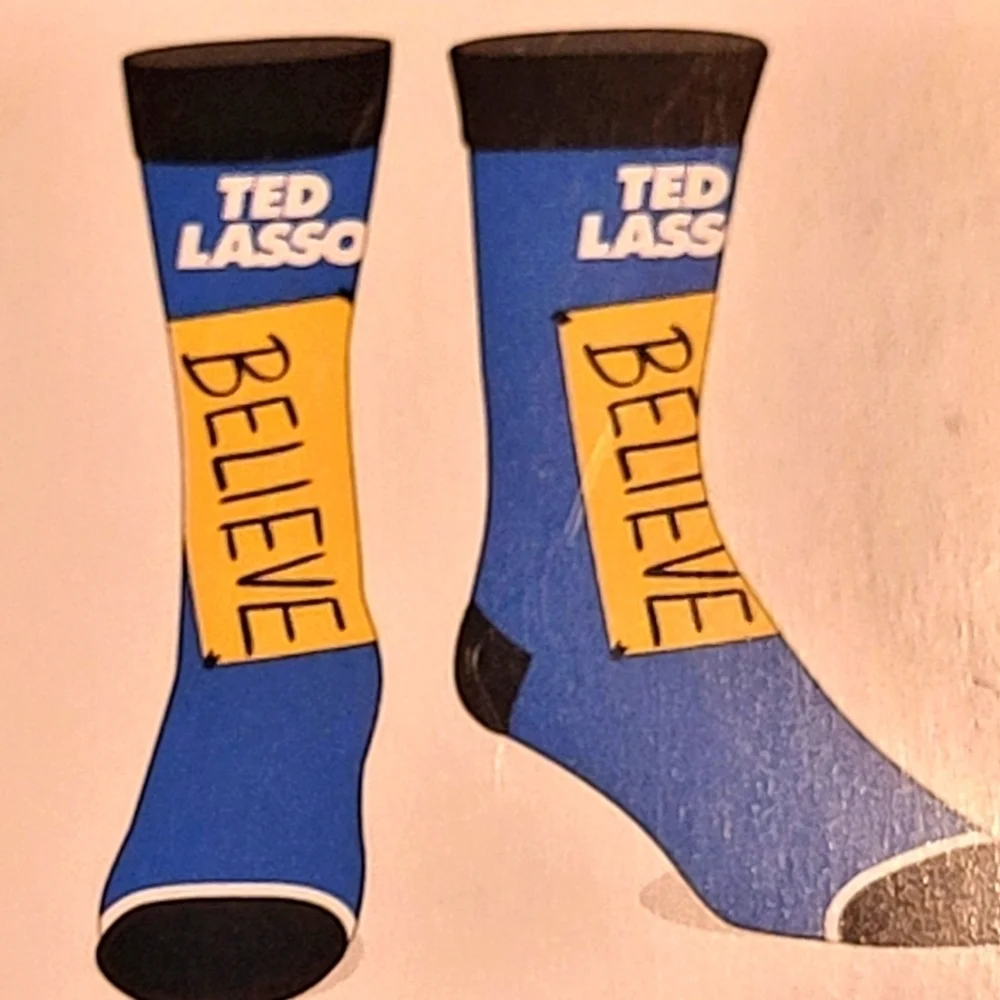 Ted Lasso Men's Casual Crew Socks, 6-Pack